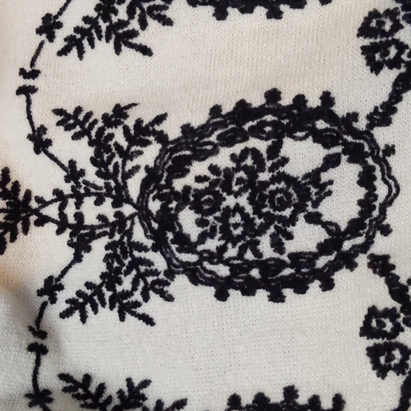 Youngland Girl's Size 5 Dress Christmas Holiday Party Black Off White/ C… - Picture 12 of 14